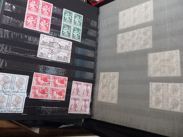 Verzameling belgie in blokken van 4 - afbeelding 4 van  4