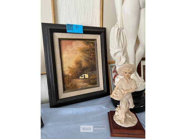 Verzameling diverse antieke en decoratieve objecten - afbeelding 4 van  6