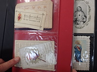 Verzameling oude bid prenten 1800 en heilig hart prenten+500 - afbeelding 1 van  9