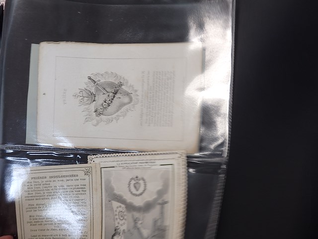 Verzameling oude bid prenten 1800 en heilig hart prenten+500 - afbeelding 3 van  9