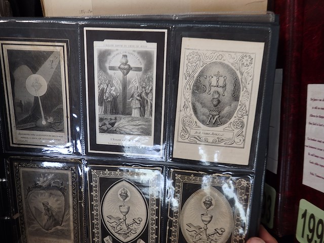 Verzameling oude bid prenten 1800 en heilig hart prenten+500 - afbeelding 6 van  9