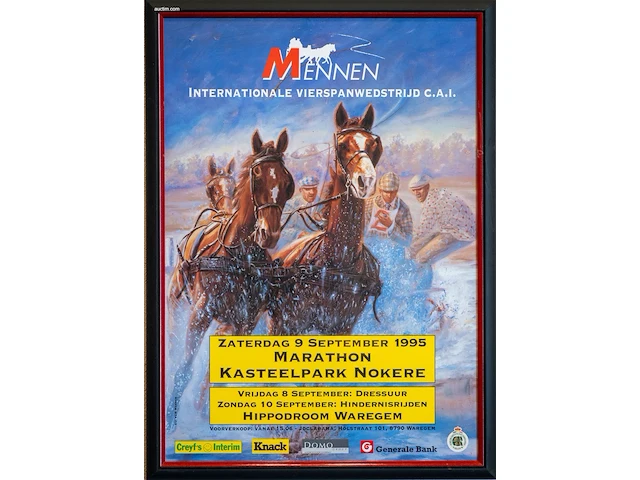 Verzameling van 13 ingelijste afficheposters... - afbeelding 2 van  14