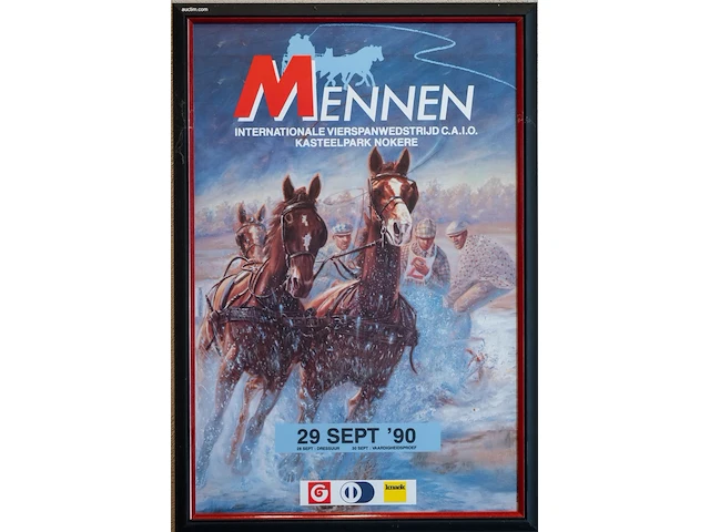 Verzameling van 13 ingelijste afficheposters... - afbeelding 4 van  14