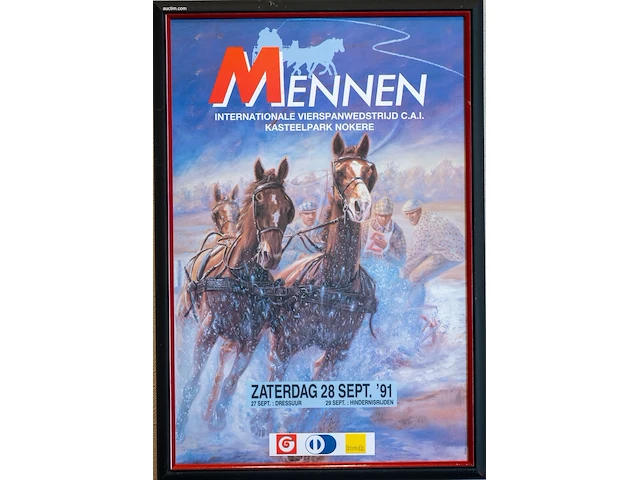 Verzameling van 13 ingelijste afficheposters... - afbeelding 5 van  14