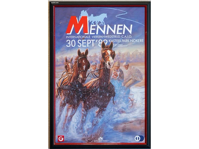 Verzameling van 13 ingelijste afficheposters... - afbeelding 6 van  14