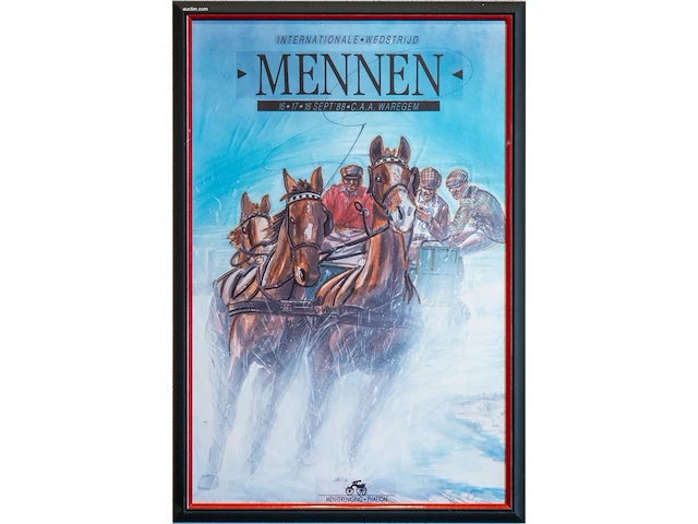 Verzameling van 13 ingelijste afficheposters... - afbeelding 1 van  14