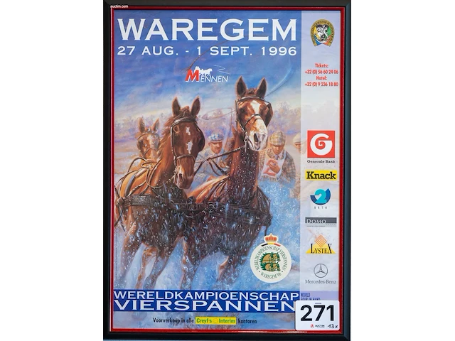 Verzameling van 13 ingelijste afficheposters... - afbeelding 7 van  14
