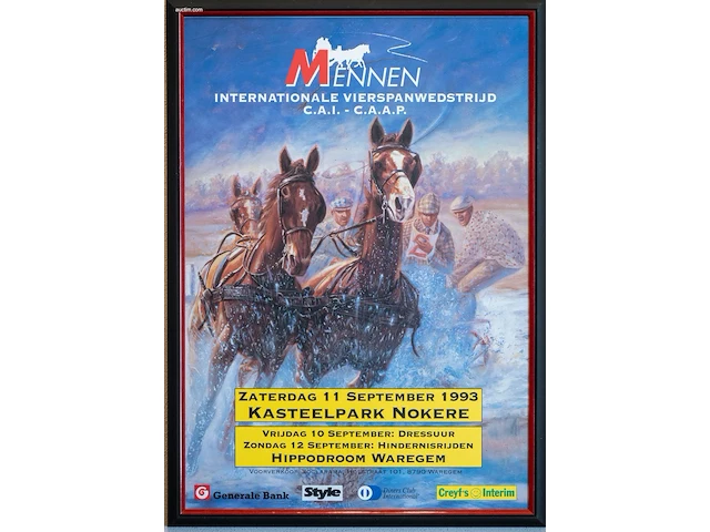 Verzameling van 13 ingelijste afficheposters... - afbeelding 10 van  14