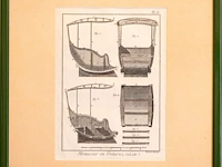 Verzameling van 14 antieke franse kopergravures... - afbeelding 4 van  13