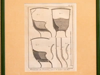 Verzameling van 14 antieke franse kopergravures... - afbeelding 11 van  13