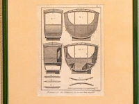 Verzameling van 14 antieke franse kopergravures... - afbeelding 12 van  13
