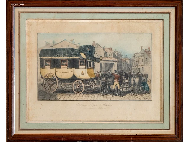 Verzameling van 4 antieke prenten en gravures - afbeelding 2 van  4