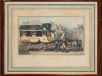 Verzameling van 4 antieke prenten en gravures - afbeelding 2 van  4