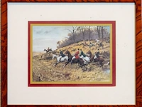 Verzameling van 4 antieke prenten en gravures - afbeelding 4 van  4
