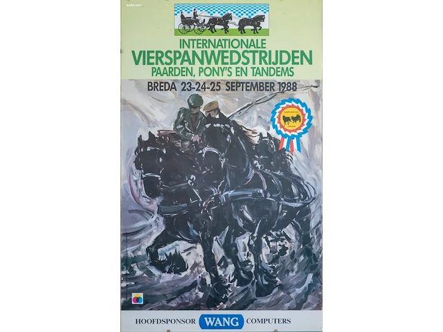 Verzameling van 8 hippische affiches en... - afbeelding 2 van  9