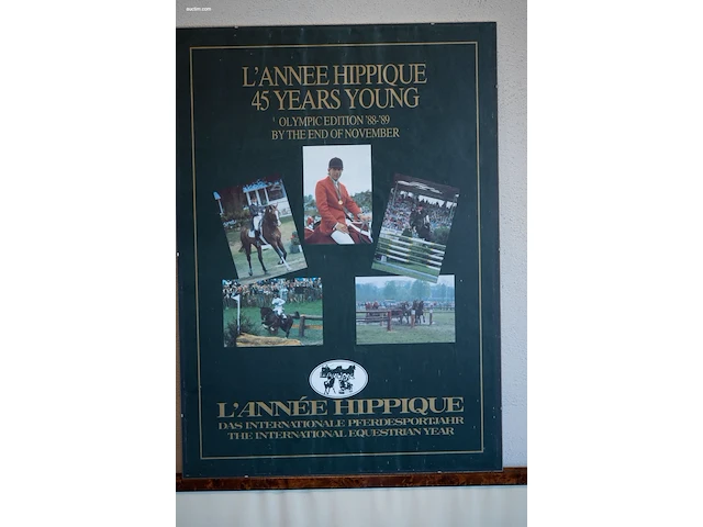 Verzameling van 8 hippische affiches en... - afbeelding 4 van  9