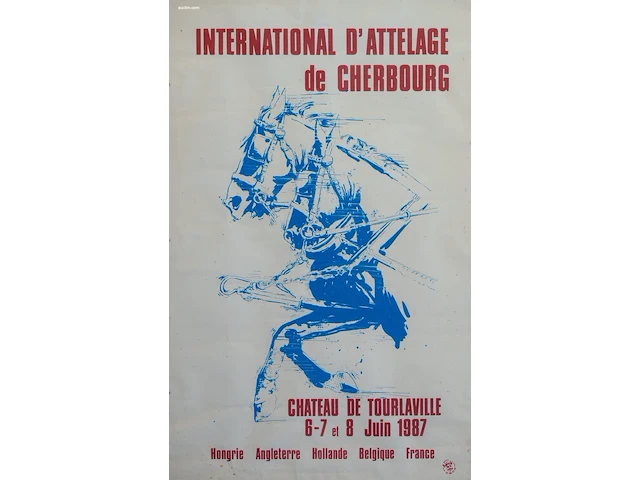 Verzameling van 8 hippische affiches en... - afbeelding 7 van  9