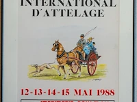 Verzameling van 8 ingelijste paardensport- en... - afbeelding 8 van  8