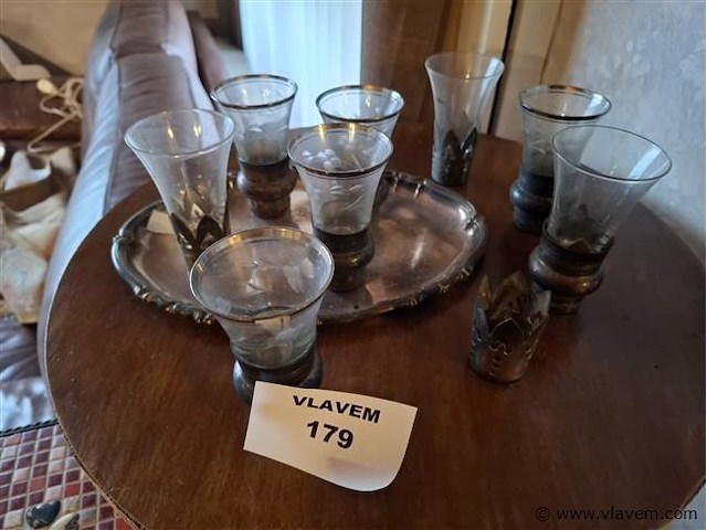 Verzilverd setje - afbeelding 1 van  2