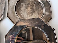 Verzilverde onderborden. 6 stuks - afbeelding 3 van  4