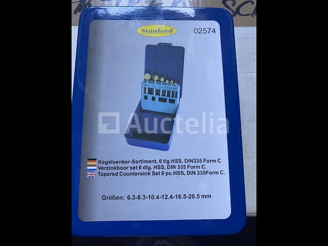 Verzinkboren set 6 delig - afbeelding 4 van  4