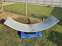 Verzinkt metalen dakplaten - golfplaten (8x) - afbeelding 1 van  1