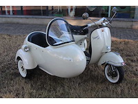 Vespa - 150super - tourist - oldtimer met zijspan - afbeelding 4 van  10