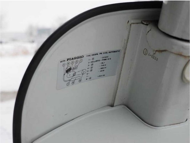 Vespa - pk50xl - automatica - scooter - afbeelding 7 van  17