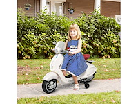 Vespa scooter elektrische motorfiets kinderen 6v - afbeelding 2 van  9
