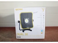 Vetec led dual accu bouwlamp