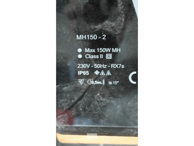 Vetec mh150-2 150w bouwlamp - afbeelding 2 van  3