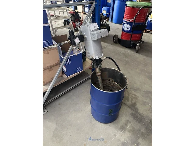 Vetpomp samoa pumpmaster 45 met vetvat - afbeelding 2 van  6