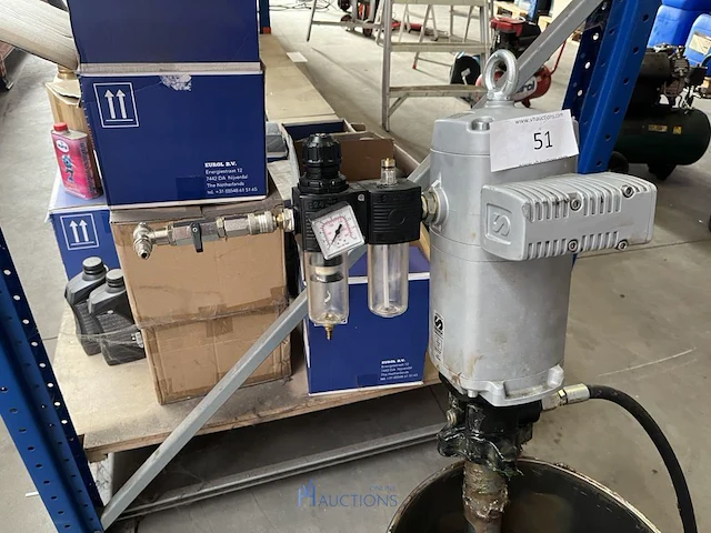 Vetpomp samoa pumpmaster 45 met vetvat - afbeelding 3 van  6