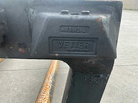 Vetter tapijtdoren 1500 mm lang , fem 2 , diameter as 70 mm - afbeelding 4 van  9