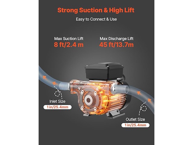 Vevor brandstoftransferpomp - afbeelding 3 van  5