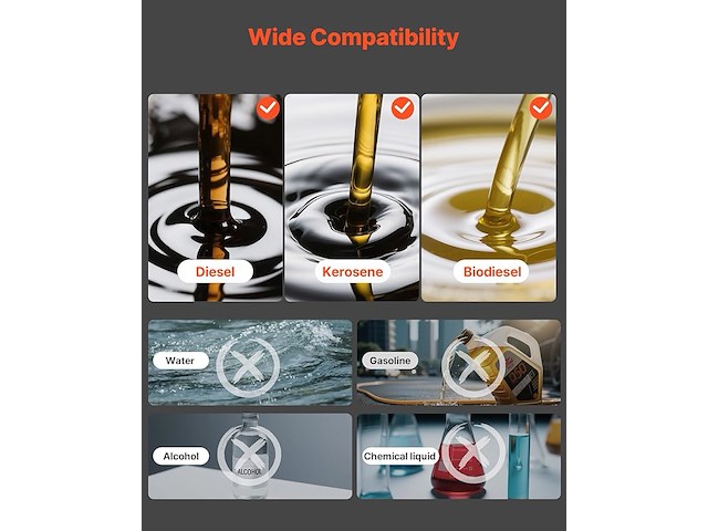 Vevor brandstoftransferpomp - afbeelding 5 van  5