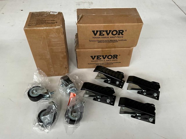 Vevor cc-czjl-2.5 werkbank wielen kit (4x) - afbeelding 1 van  6