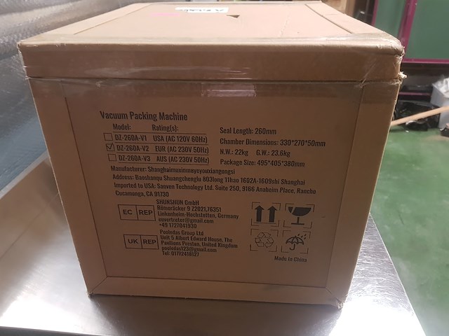 Vevor dz-260a vacuümverpakkingsmachine - afbeelding 9 van  9