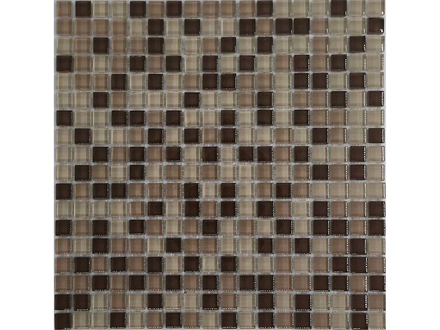 V_glass crystal bali lux mosaic 1,5x1,5 cm - glasmozaïek 20m² - afbeelding 1 van  1