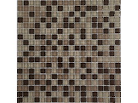 V_glass crystal bali lux mosaic 1,5x1,5 cm - glasmozaïek 20m² - afbeelding 1 van  1