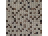 V_glass crystal djerba mix mosaic 1,5x1,5 cm - mozaïek tegel 13m² - afbeelding 1 van  1