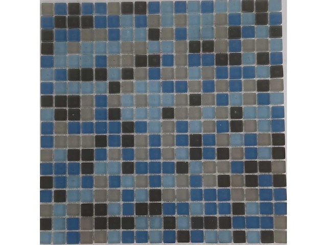 V_glass crystal tarifa mat mosaic 1,5x1,5 cm - mozaïek tegel 23m² - afbeelding 1 van  1