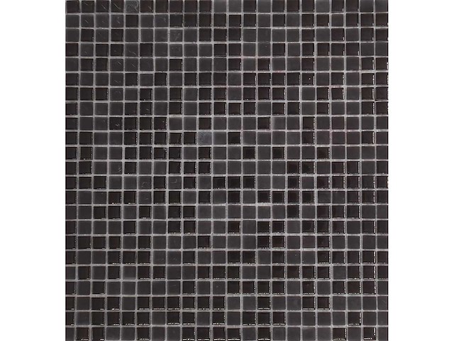 V_glass crystal zanzibar mix mosaic 1,1x1,1 cm - mozaïek tegel 20m² - afbeelding 1 van  1