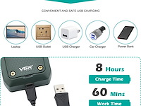 Vgr v-353 - compacte professionele razor elektrische scheerapparaat - afbeelding 5 van  8