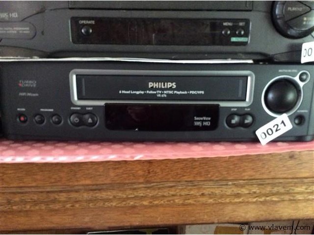 Vhs speler philips - afbeelding 1 van  2