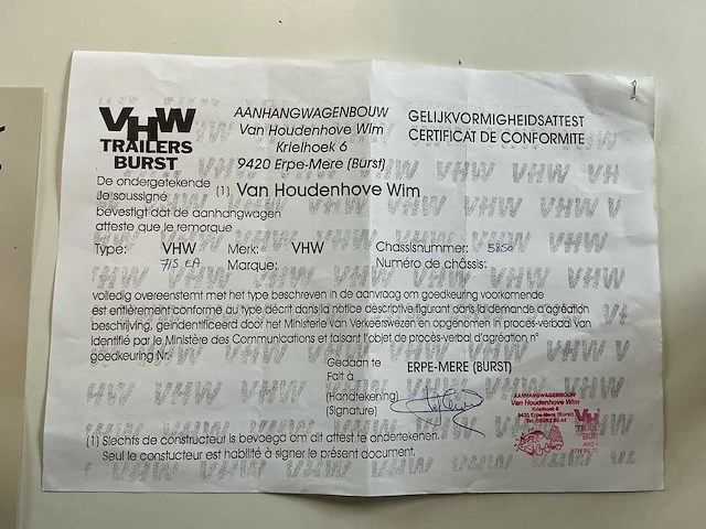 Vhw - aanhangwagen - afbeelding 9 van  9