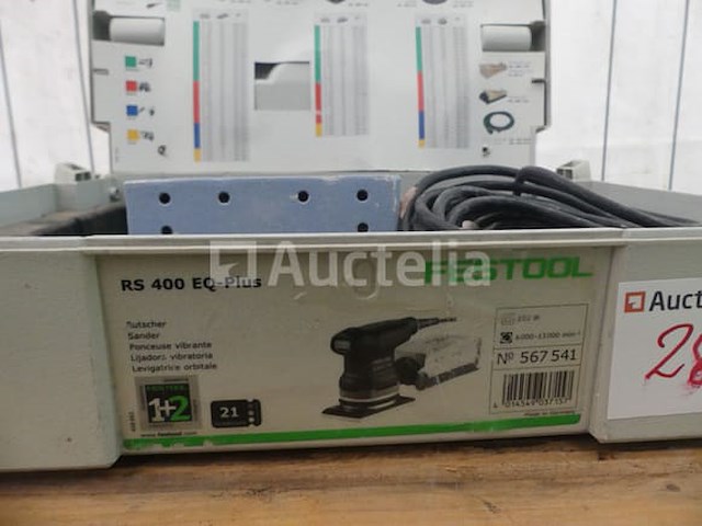 Vibratieschuurmachine festool rs 400 e - afbeelding 1 van  5