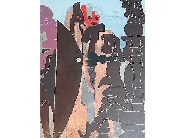 Vic gentils - de grote oorlog - kleurenzeefdruk - afbeelding 3 van  10