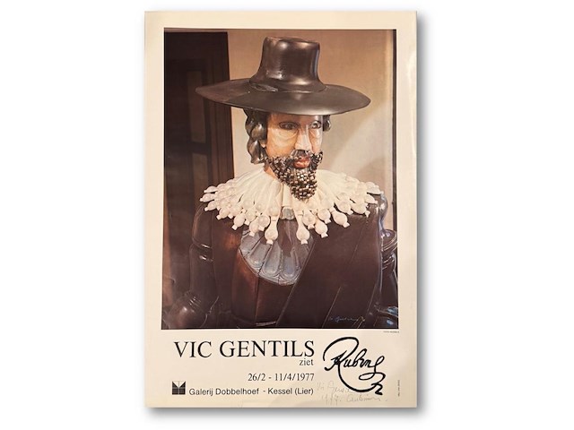 Vic gentils - gesigneerd - afbeelding 1 van  1