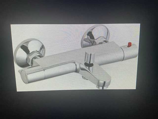Vico chrome thermostatische badmengkraan - afbeelding 1 van  1